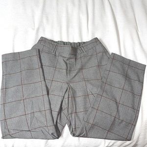 Plaid Dress Pants, Size M